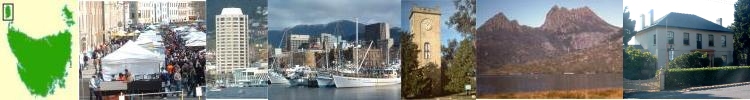 Scenes of Tasmania, accommodation, bed and breakfast, hire cars